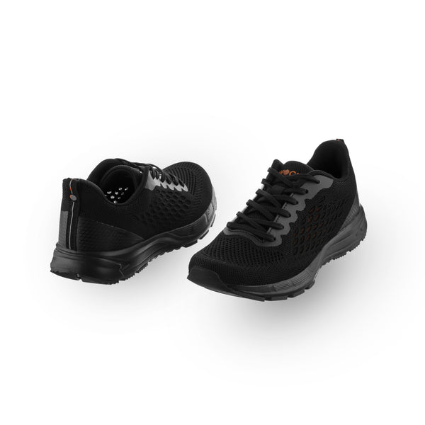 Wock -BREELITE 02  Comfortable Work or Casual Trainers Black