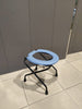 Foldable Commode Chair – Portable Toilet for Elderly & Pregnant Women