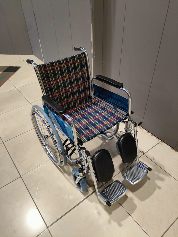 Lightweight steel wheelchair
