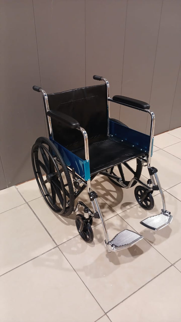 CUSTOMIZE WHEELCHAIR : foldable standing , plastic inside wheel not steel rods , 46 cm width