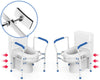 Adjustable Toilet Safety Rails – 330lbs Support