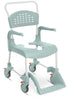ETAC Clean Shower Commode Chair, Clean Green Seat, 19.25"H