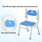 Portable Bath Chair – 5-Height Adjustable