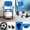 4-in-1 Wheeled Commode Chair