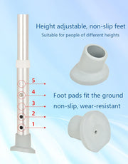 Portable Bath Chair – 5-Height Adjustable