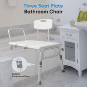home Heavy-Duty Shower Bench – Adjustable, Non-Slip, 330 lbs