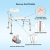 home Heavy-Duty Shower Bench – Adjustable, Non-Slip, 330 lbs