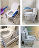 Adjustable Toilet Safety Rails – 330lbs Support