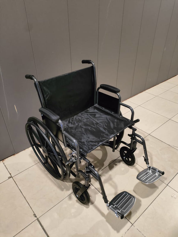CUSTOMIZE WHEELCHAIR : foldable standing , plastic inside wheel not steel rods , 51 cm width