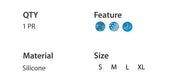 Silicone heel cups