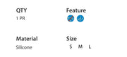 Silicone heel pads with removable pads