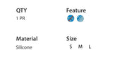 Silicone heel pads