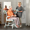 ETAC Clean Shower Commode Chair, Clean Green Seat, 19.25"H