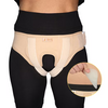 A double inguinal hernia support belt featuring an adjustable elastic waist strap and two firm anatomical compression pads designed to provide bilateral pressure to the groin area.