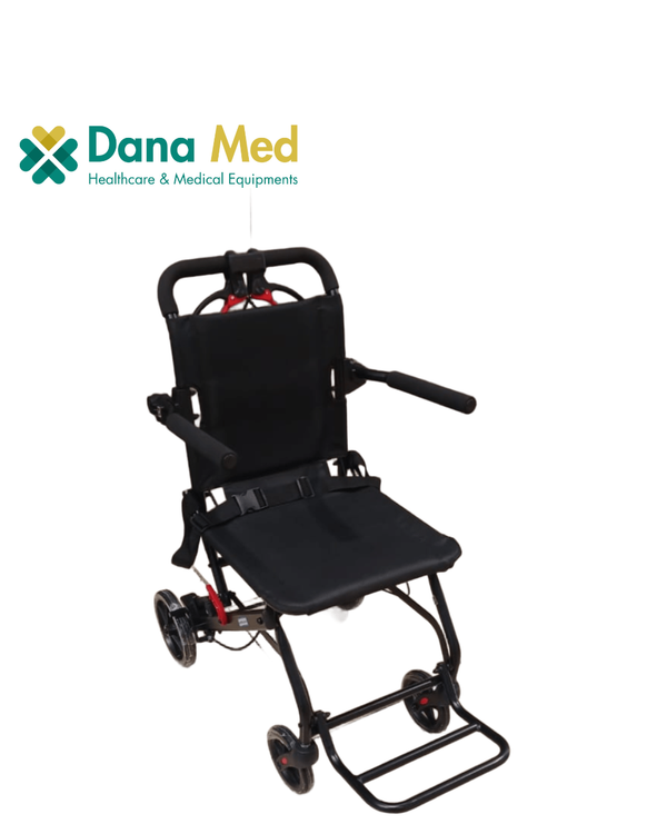 Lightweight Transport Wheelchair with Handbrakes, Folding Transport Chair for Adults has 12 inch Wheels