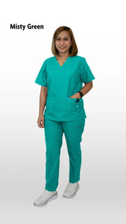 Wonder Scrubs Unisex V- Neck Top & Trousers