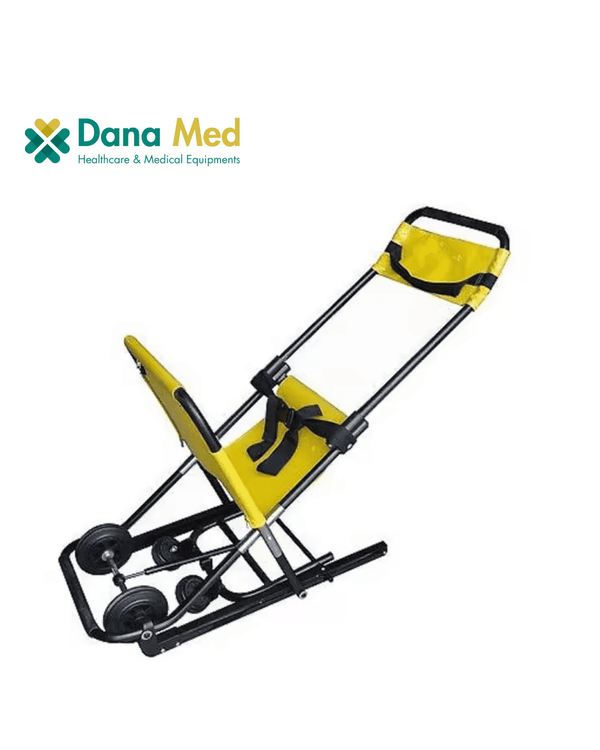 Aluminum Alloy Stair Stretcher | Professional Patient Transport for High-Rise Building Evacuation | 4-Wheel Design