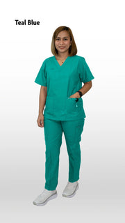 Wonder Scrubs Unisex V- Neck Top & Trousers