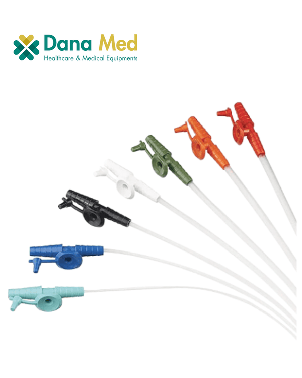 DANAMED Sterile Suction Catheter | Medical-Grade Tracheal Tube for Safe Fluid Removal in Clinical & Home Care Settings