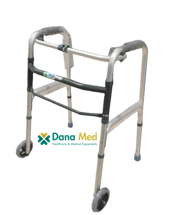 Walker with 2 wheels