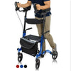 Mobility Upright Walker with Seat, Standing Rollator, Foldable