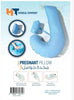 Full-Body J-Shaped Pregnancy Pillow for Sleeping