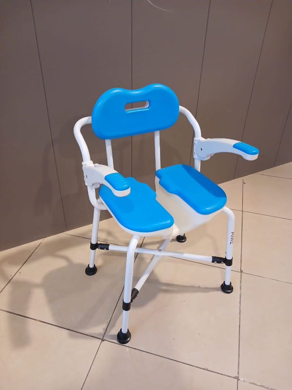 Non-Slip Elderly Bath Chair with Hand Support