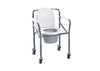 Aluminum Commode Chair With Wheels