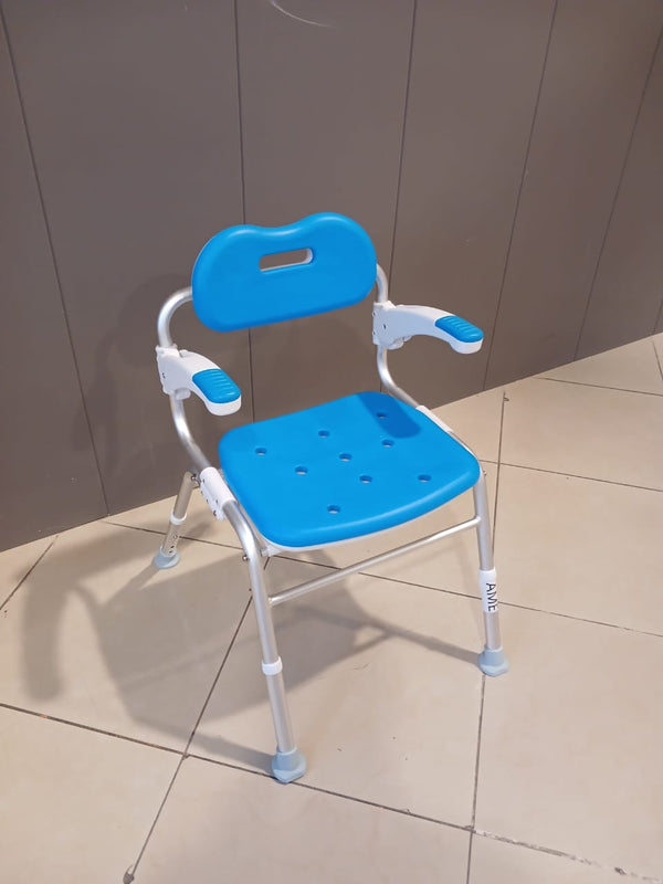 Portable Bath Chair – 5-Height Adjustable