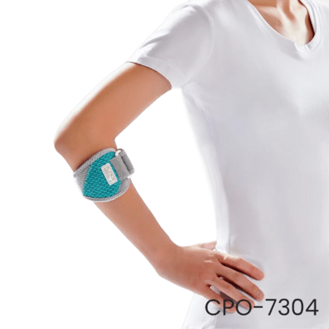 Professional Golf Tennis Elbow Support for tennis elbow and golf, tennis v golf elbow, and golfers elbow theraband relief.