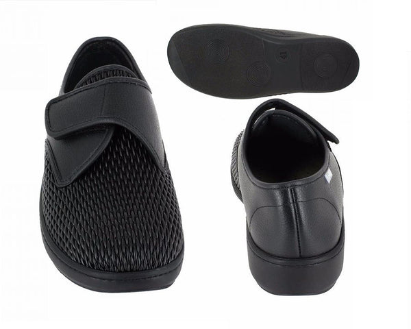 Alvine medical shoes by Podowell France - stretch mesh Velcro closure