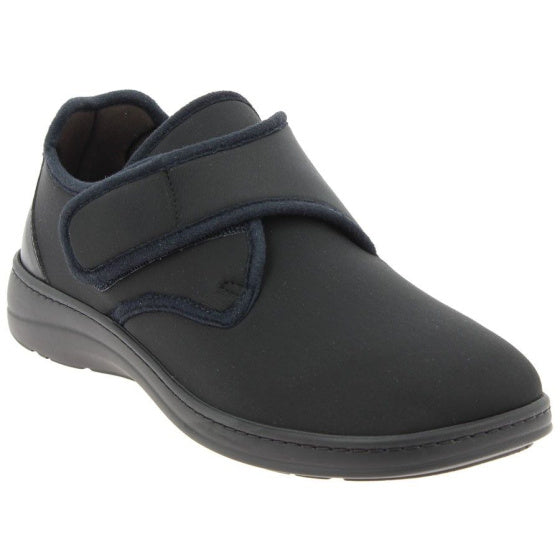 Podowell CHUT Patrick black orthopedic shoes for men, side view