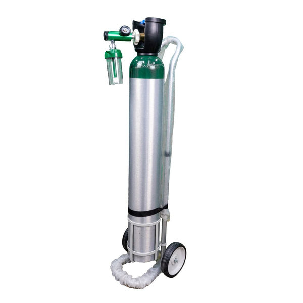 Aluminum Oxygen Cylinder 10 Litres With Trolley