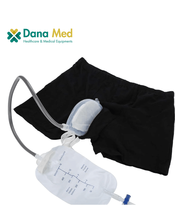 Sterile 2-way latex Foley catheter with silicone coating for medical use.